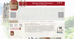 Desktop Screenshot of hotel-terminus-bourg.com